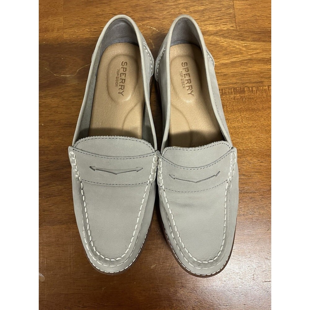 Sperry Women's Gray Slip-On Loafer Flats US 8.5